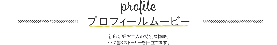 プロフィールムービー
